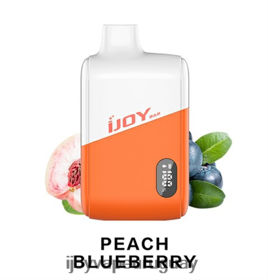 iJOY Disposable Vape Flavors - iJOY Bar IC8000 desechable N20LL189 arándano durazno