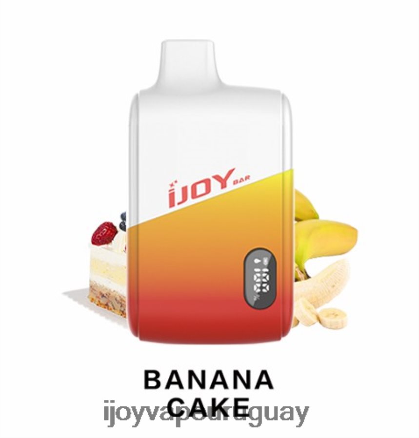 iJOY Vape Flavors - iJOY Bar IC8000 desechable N20LL176 pastel de platano
