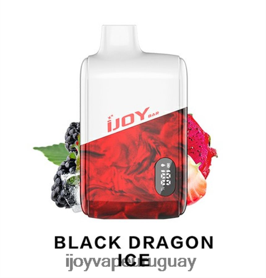 iJOY Vape Price - iJOY Bar IC8000 desechable N20LL177 hielo del dragón negro