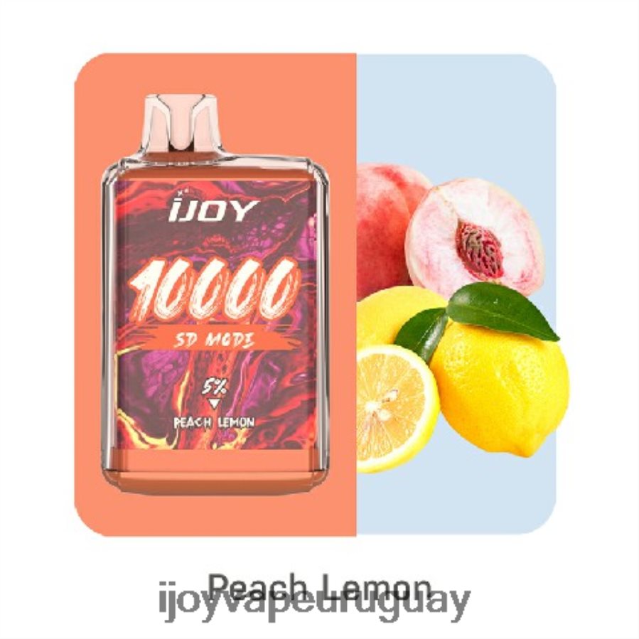 iJOY Vape Disposable - iJOY Bar SD10000 desechable N20LL168 melocotón limón