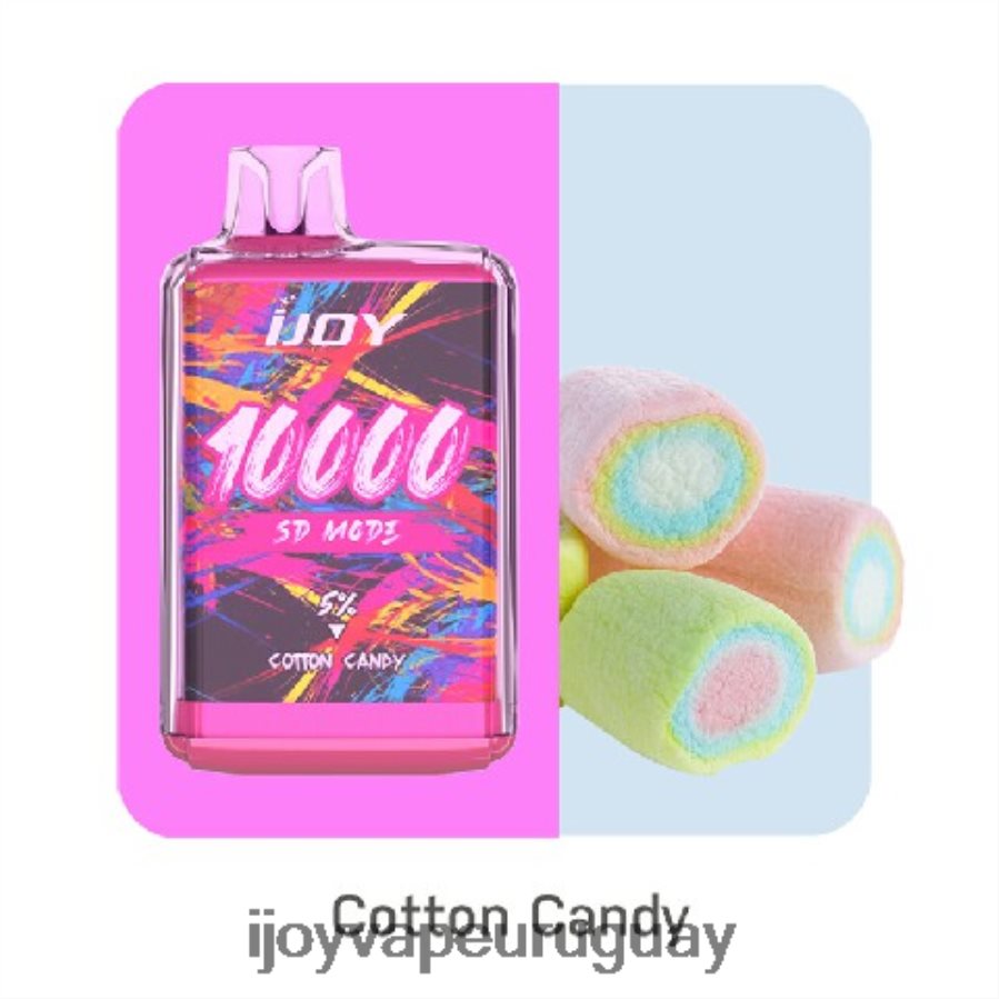 iJOY Vape Review - iJOY Bar SD10000 desechable N20LL165 algodón de azúcar